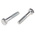 Bright Zinc Plated Steel, Hex Bolt, M10 x 55mm