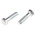 Bright Zinc Plated Steel, Hex Bolt, M20 x 75mm