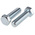 Clear Passivated, Zinc Steel Hex, Hex Bolt, M20 x 70mm