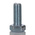 Bright Zinc Plated Zinc Plated Steel, Hex Bolt, M8 x 20mm