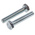 Zinc Plated Steel Hex, Hex Bolt, M6 x 35mm