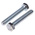Zinc Plated Steel Hex, Hex Bolt, M10 x 75mm