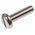 RS PRO Slot Pan A2 304 Stainless Steel Machine Screws DIN 85, M3x10mm