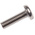 RS PRO Slot Pan A2 304 Stainless Steel Machine Screws DIN 85, M3x10mm