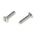 RS PRO Slot Countersunk A2 304 Stainless Steel Machine Screws DIN 963, M3x12mm
