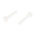 RS PRO Slot  Cheese Head Nylon Machine Screws, M2.5x12mm