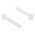 RS PRO Slot  Cheese Head Nylon Machine Screws, M2.5x16mm