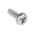 RS PRO Pozidriv Pan A2 304 Stainless Steel Machine Screws DIN 7985, M2.5x6mm