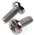 RS PRO Pozidriv Pan A2 304 Stainless Steel Machine Screws DIN 7985, M5x12mm
