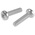 RS PRO Pozidriv Pan A2 304 Stainless Steel Machine Screws DIN 7985Z, M5x20mm
