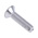 RS PRO Pozidriv Countersunk A2 304 Stainless Steel Machine Screws DIN 965, M3x12mm