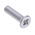 RS PRO Pozidriv Countersunk A2 304 Stainless Steel Machine Screws DIN 965, M3x12mm