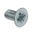 RS PRO Pozidriv Countersunk Steel Machine Screws DIN 965, M3x6mm
