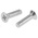 RS PRO Pozidriv Countersunk Steel Machine Screws DIN 965, M3x12mm