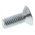 RS PRO Pozidriv Countersunk Steel Machine Screws DIN 965Z, M5x12mm