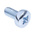 RS PRO Pozidriv Pan Steel Machine Screws DIN 7985Z, M5x10mm