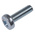 RS PRO Pozidriv Pan Steel Machine Screws DIN 7985, M5x16mm