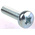 RS PRO Pozidriv Pan Steel Machine Screws DIN 7985Z, M5x20mm