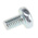 RS PRO Pozidriv Pan Steel Machine Screws DIN 7985Z, M6x10mm