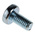 RS PRO Pozidriv Pan Steel Machine Screws DIN 7985Z, M6x12mm