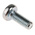 RS PRO Pozidriv Pan Steel Machine Screws DIN 7985Z, M6x16mm