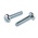 RS PRO Slot Pan Steel Machine Screws DIN 85, M5x20mm