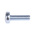 RS PRO Pozidriv Pan Steel Machine Screws DIN 7985, M3x10mm