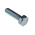 Bright Zinc Plated Zinc Plated Steel, Hex Bolt, M8 x 30mm
