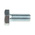 Bright Zinc Plated Zinc Plated Steel, Hex Bolt, M10 x 25mm