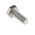 Plain Stainless Steel, Hex Bolt, M10 x 25mm