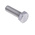 Plain Stainless Steel, Hex Bolt, M12 x 40mm