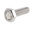 Plain Stainless Steel, Hex Bolt, M10 x 35mm