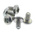 RS PRO Pozidriv Pan Steel Machine Screws ANSI B 18.6.3 No 4x3/16in