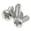RS PRO Pozidriv Pan Steel Machine Screws ANSI B 18.6.3 No 4x1/4in