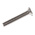 RS PRO Slot Countersunk Brass Machine Screws DIN 963, M2x12mm