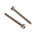 RS PRO Pozidriv Pan Brass Machine Screws DIN 7985, M2.5x25mm