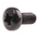 RS PRO Pozidriv Pan Steel Machine Screws DIN 7985, M5x10mm