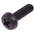 RS PRO Pozidriv Pan Steel Machine Screws DIN 7985, M5x16mm