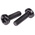 RS PRO Pozidriv Pan Steel Machine Screws DIN 7985, M6x20mm