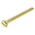 RS PRO Slot Pan Brass Machine Screws DIN 85, M3x30mm