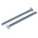 RS PRO Slot Countersunk Steel Machine Screws DIN 963, M4x50mm