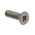 RS PRO Pozidriv Countersunk A4 316 Stainless Steel Machine Screws DIN 965, M3x10mm