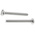 RS PRO Slot Pan A2 304 Stainless Steel Machine Screws DIN 85, M3x25mm