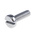 RS PRO Slot Pan A4 316 Stainless Steel Machine Screws DIN 85, M3x10mm