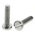 RS PRO Slot Pan A4 316 Stainless Steel Machine Screws DIN 85, M3x12mm