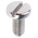RS PRO Slot Pan A4 316 Stainless Steel Machine Screws DIN 85, M4x8mm