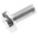 RS PRO Pozidriv Pan A4 316 Stainless Steel Machine Screws DIN 7985, M6x12mm
