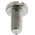 RS PRO Slot Pan A2 304 Stainless Steel Machine Screws DIN 85, M6x12mm