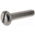RS PRO Slot Pan A2 304 Stainless Steel Machine Screws DIN 85, M6x25mm