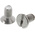 RS PRO Slot Countersunk A2 304 Stainless Steel Machine Screws DIN 963, M3x6mm